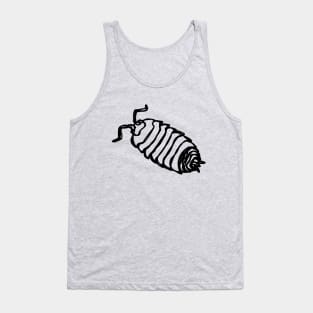 pill bug roly poly line drawing Tank Top